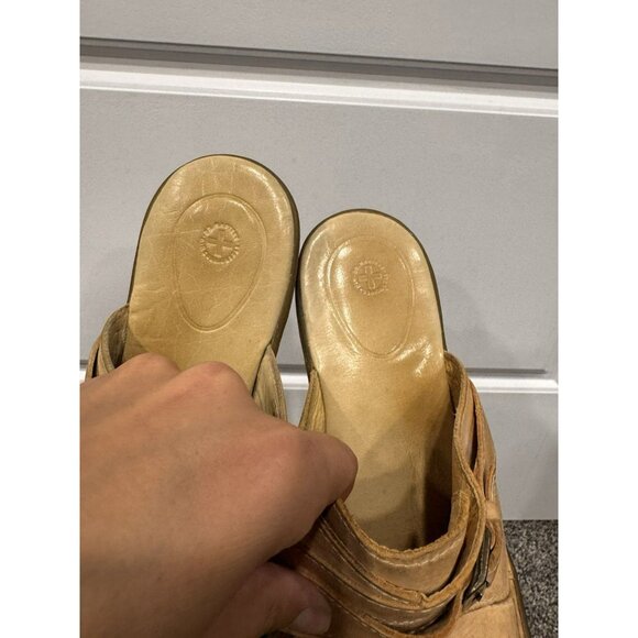 DR MARTENS Women's Vintage Cream Chunky Heel Slip On Sandals (11701) Sz 6 - Picture 4 of 8